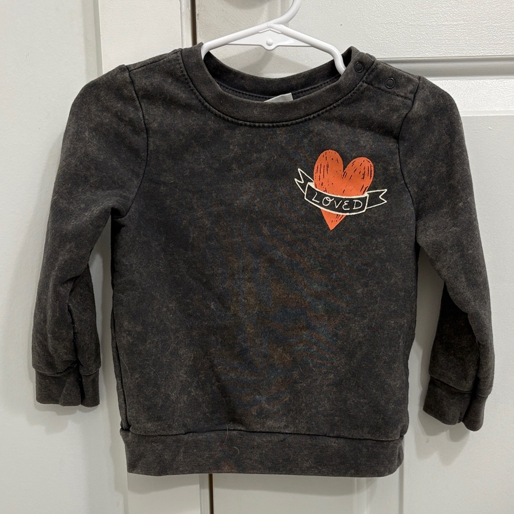 Cat & Jack Sweatshirt with Heart